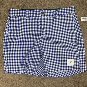 Old Navy checkered shorts